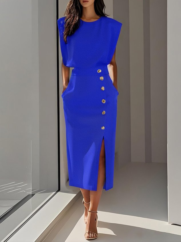 Aspen™ | Effortless Charm Midi Dress