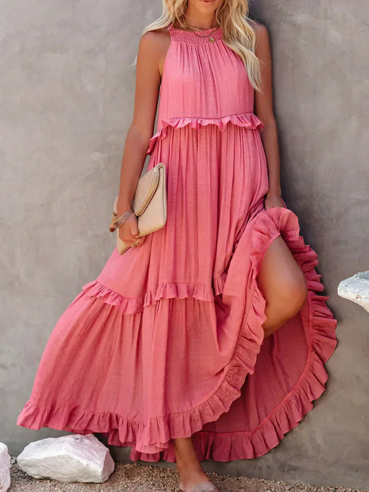 Courtney™ | Elegant Sleeveless Dress with Ruffles